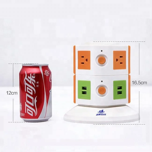 
New design 3 pin switch and multi plug socket 