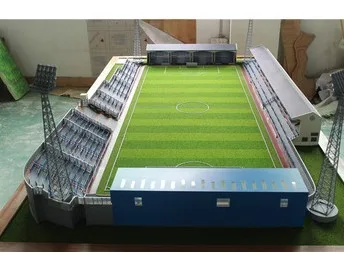Top quality Ho scale football stadium model 3d miniature building model make