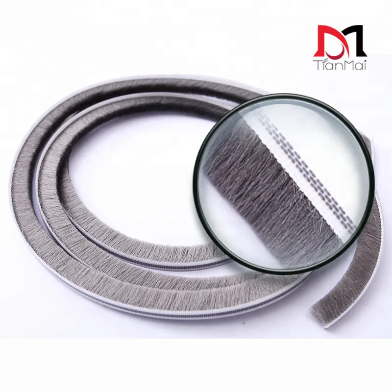 
Wool pile weather strip, strip brush for aluminum sliding door and window 