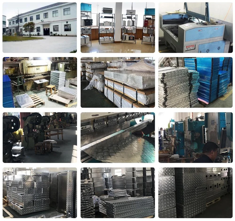 
Waterproof Metal Toolbox Aluminum Pickup Trailer Truck Tool Box 