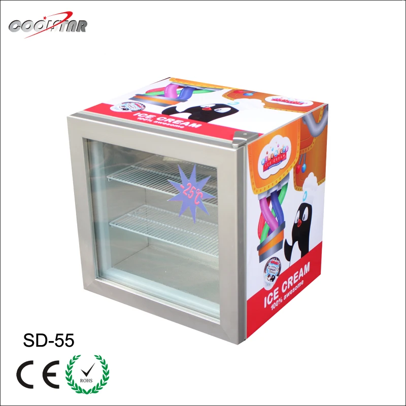 Настольная морозильная камера для Хранения Мороженого со светодиодной подсветкой