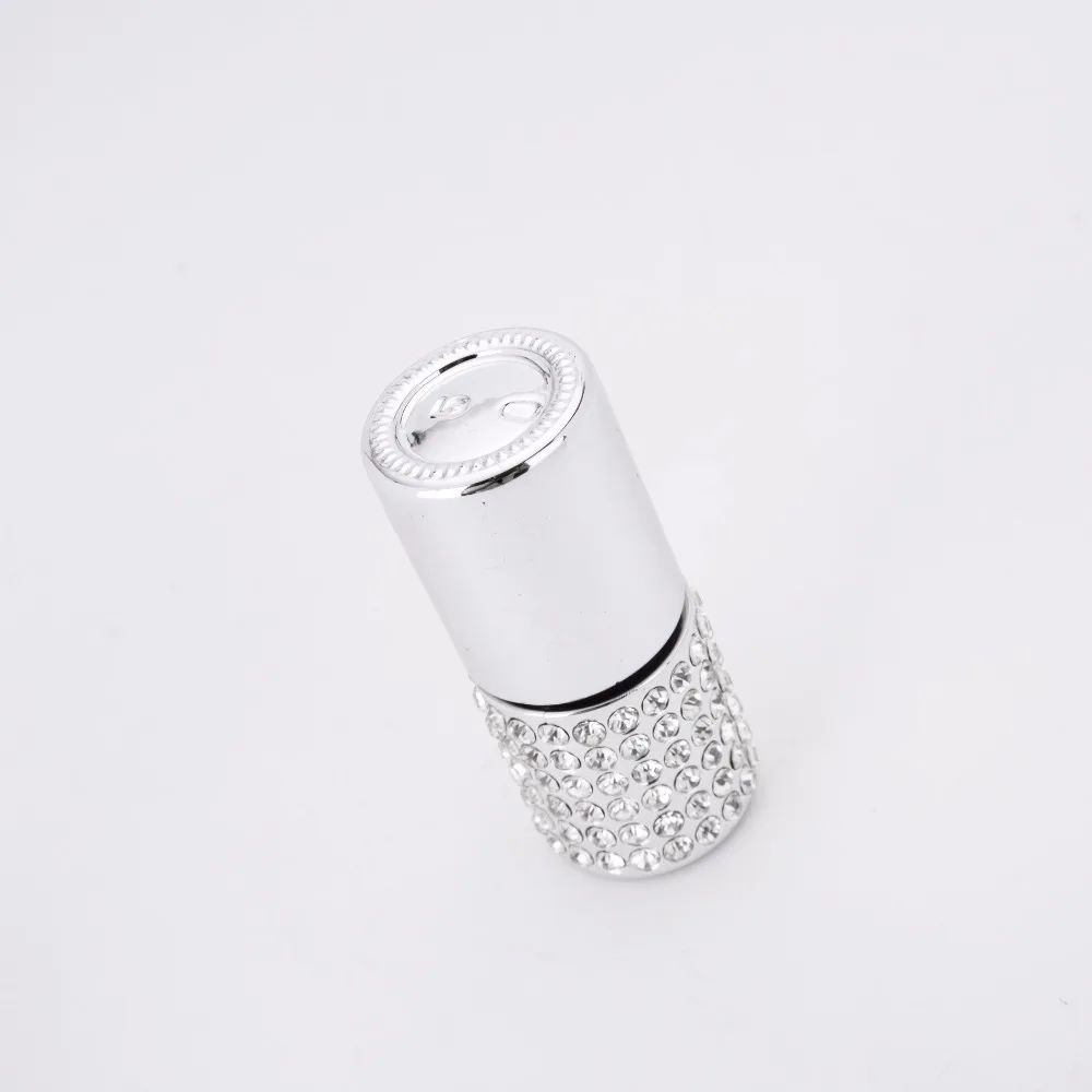 10ml Empty UV Gel Nail Polish Glass Bottle with Diamond Cap
