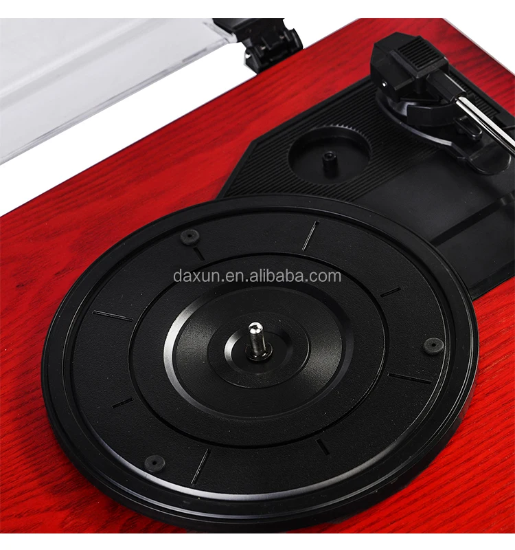 Wooden vinyl record player turntable wholesale