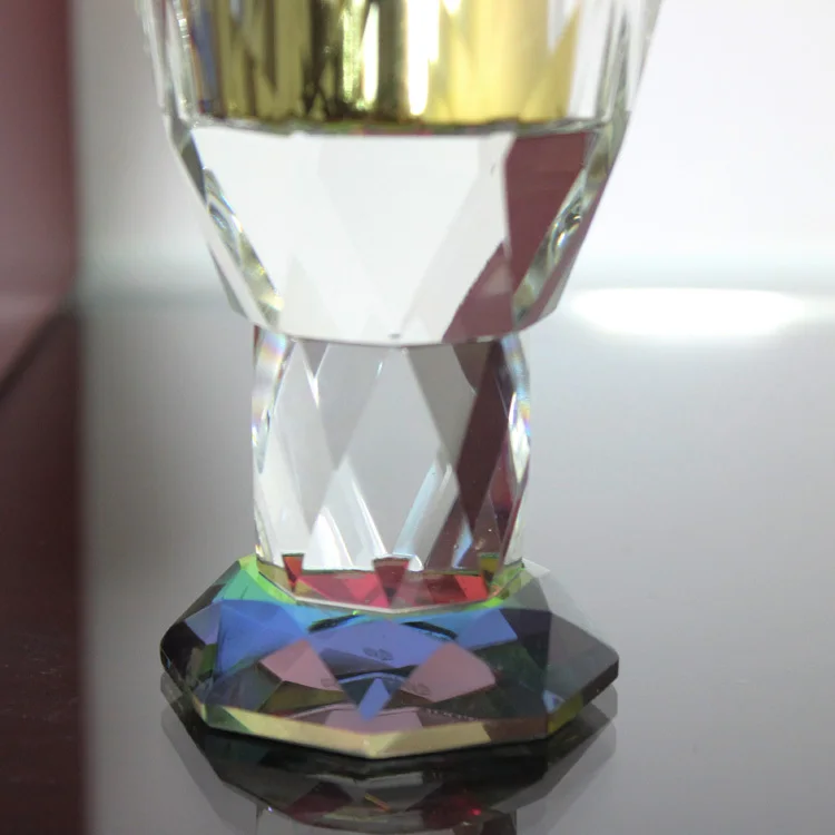 arabic bronze copper decorative crystal glass censer