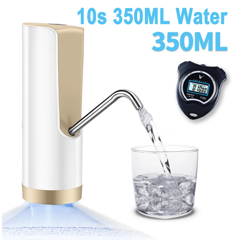 
USB Charging battery operated 20l drinking water bottle pump electric pump for 5 gallon water bottle 