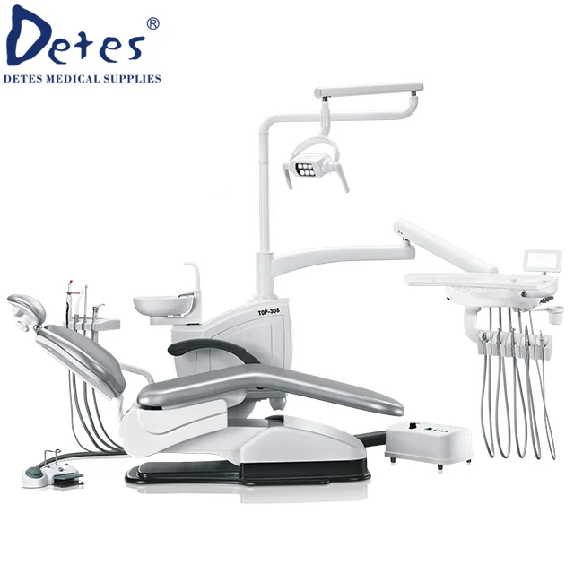 Professional and Cheap Computer Controlled Dental Unit Chair ISO/CE Approved type TOP308 Plus with Parker solenoid valve