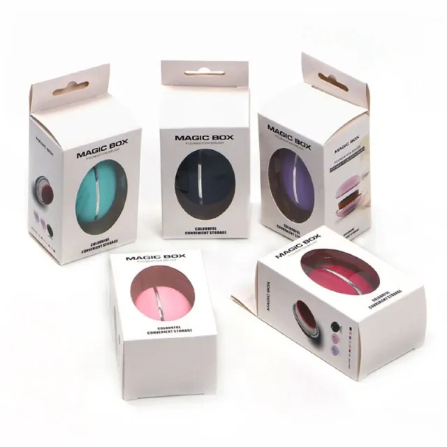 1pc 3D cheap egg shape Ellipse mini cute foundation powder cosmetic makeup brush