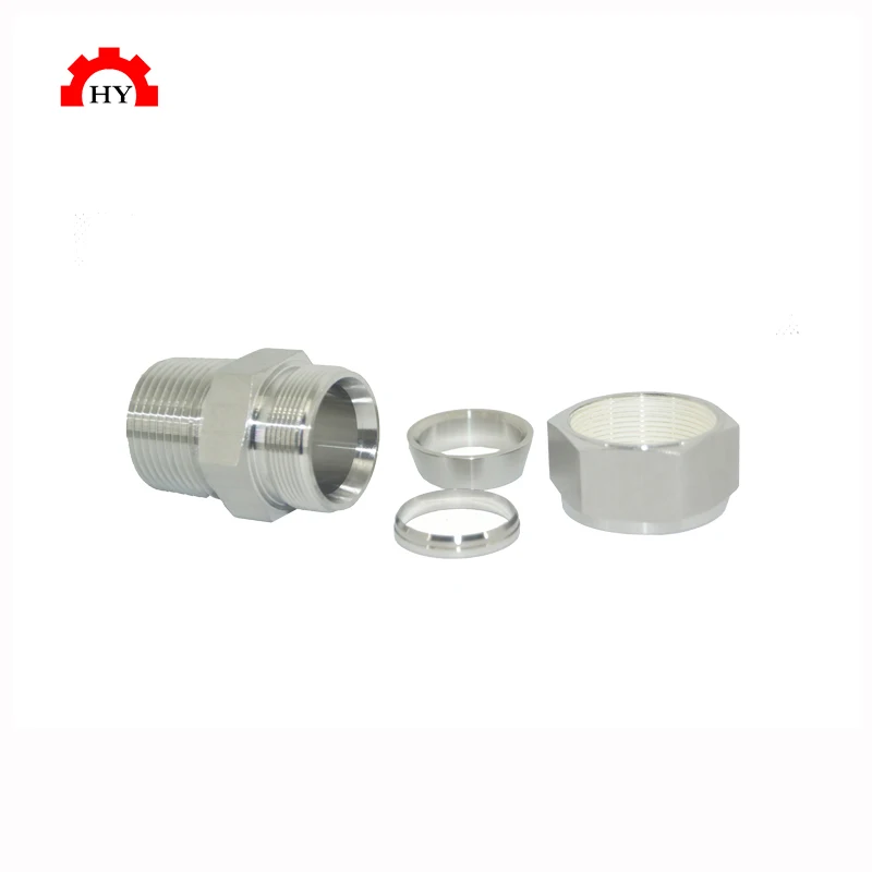 Stainless steel 316 1/4 3/8 inch compression tube fitting