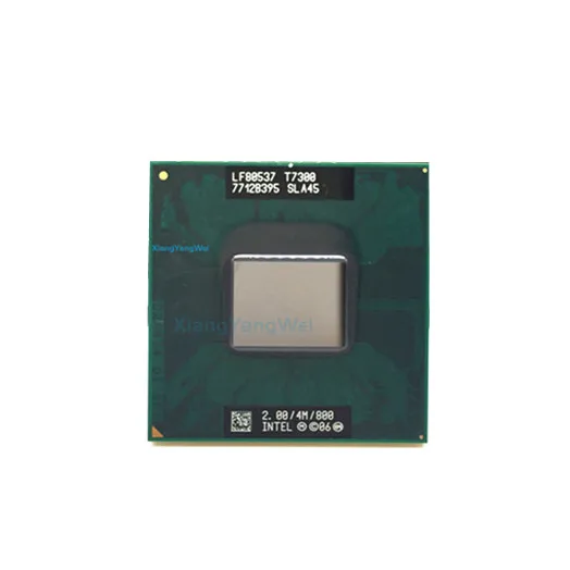 For  intel CPU laptop Core 2 Duo T7300 CPU 4M Socket 479 Cache/2.0GHz/800/Dual-Core Laptop processor