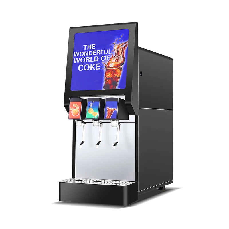 
Factory Price Automatic Coke Dispenser Vending Machine With 3 Valves For Restaurant 