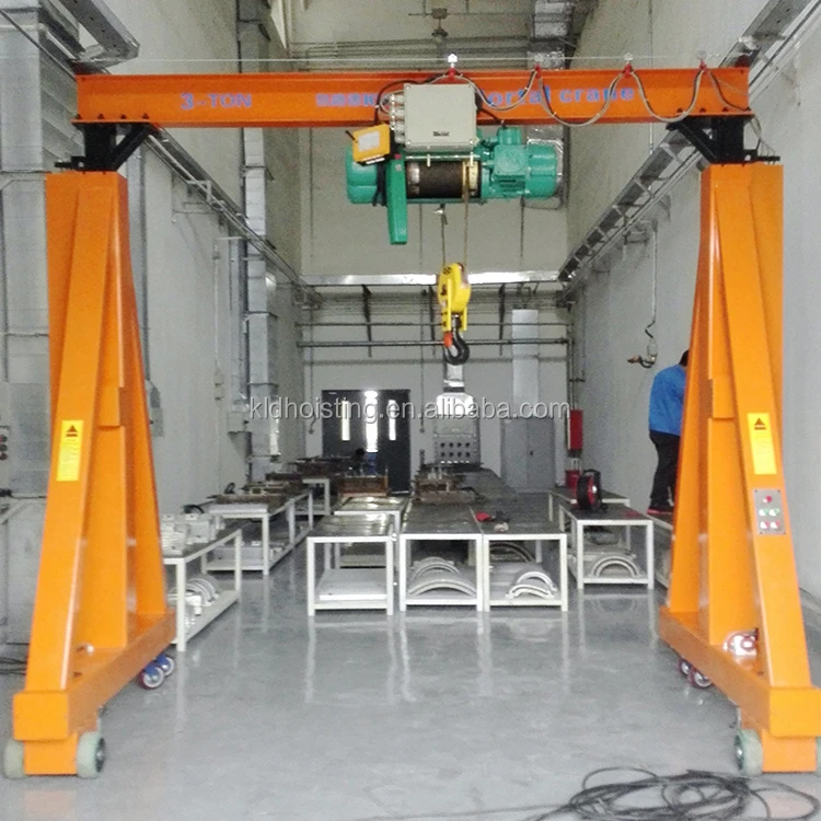 Китайский производитель Склад используется маленький портативный козловой кран