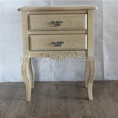 Chinese Vintage Style Nightstand Antique Original Wood Bedside Cabinet