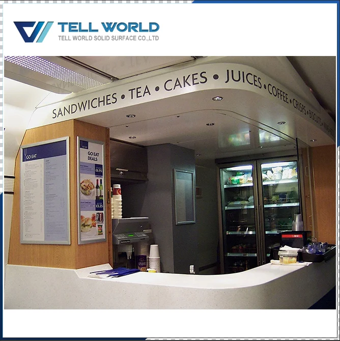 
Luxurious convenience store counter ready made bars counters 