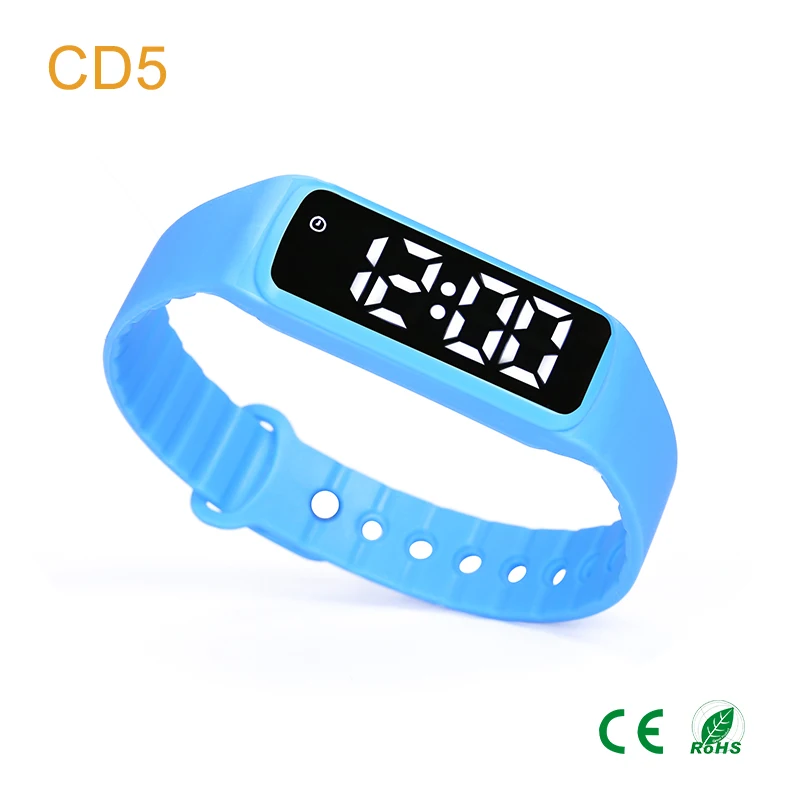 Waterproof ring digital wristband countdown timer Kids potty training watch for girls boys
