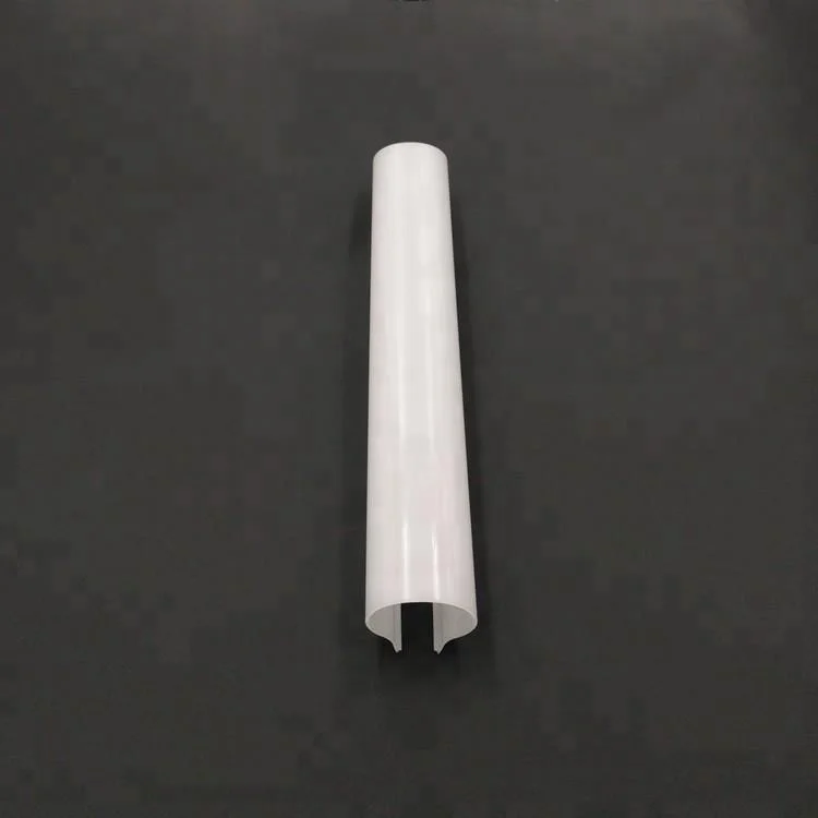 PC plastic extruded diffusion/milky/white cover for LED strips