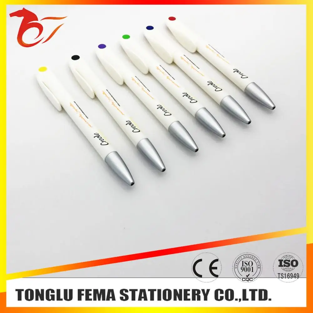  Рекламная ручка с индивидуальным логотипом Fema клиента на складе