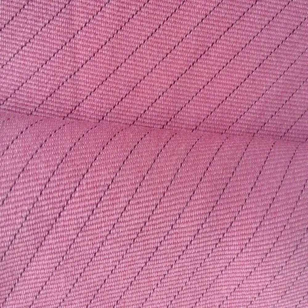 plain dyed twill polyester viscose conductive fabric