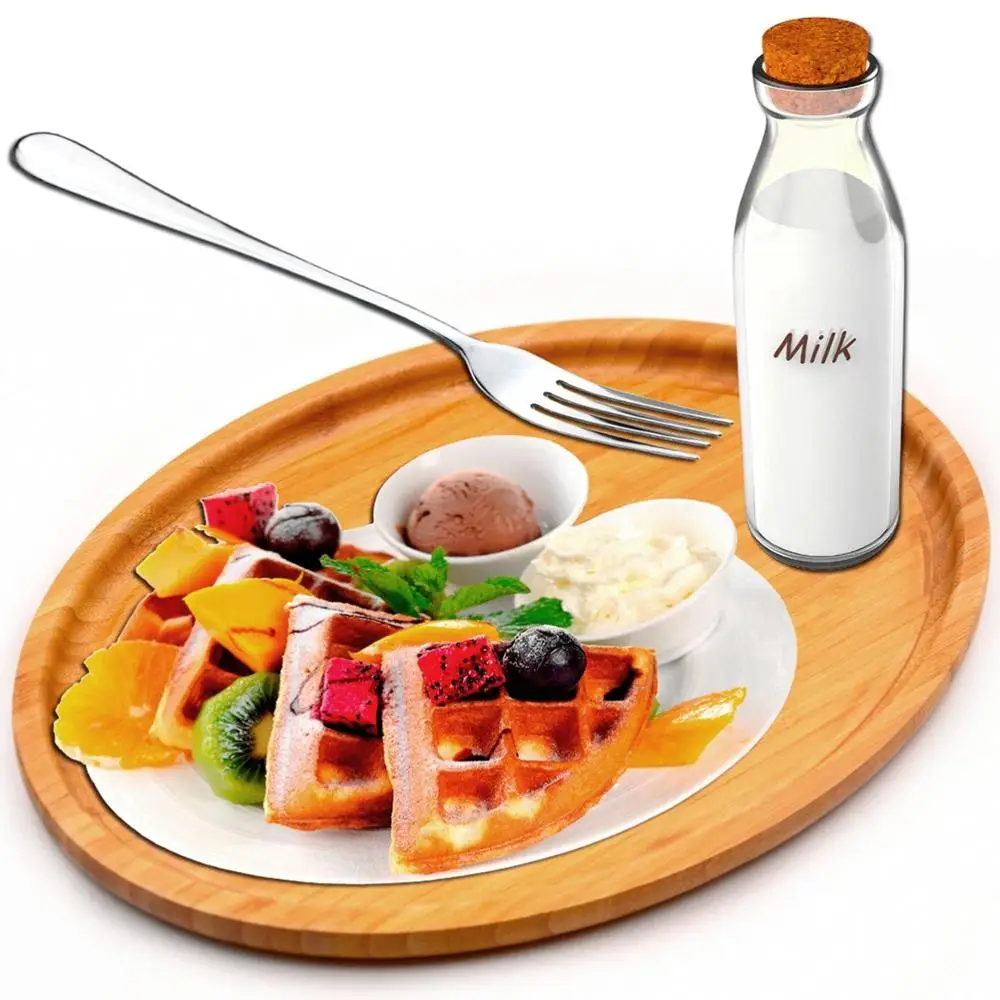 Tea Forte Bamboo Oval Serving Tray for Tea Cup, is the perfect way to serve a tea cup plus a treat