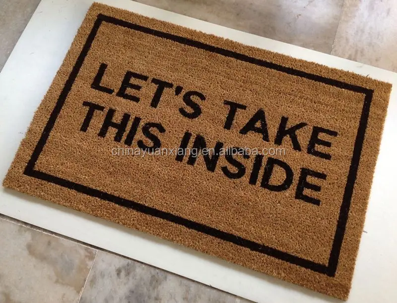 Printed Custom Coir Doormat