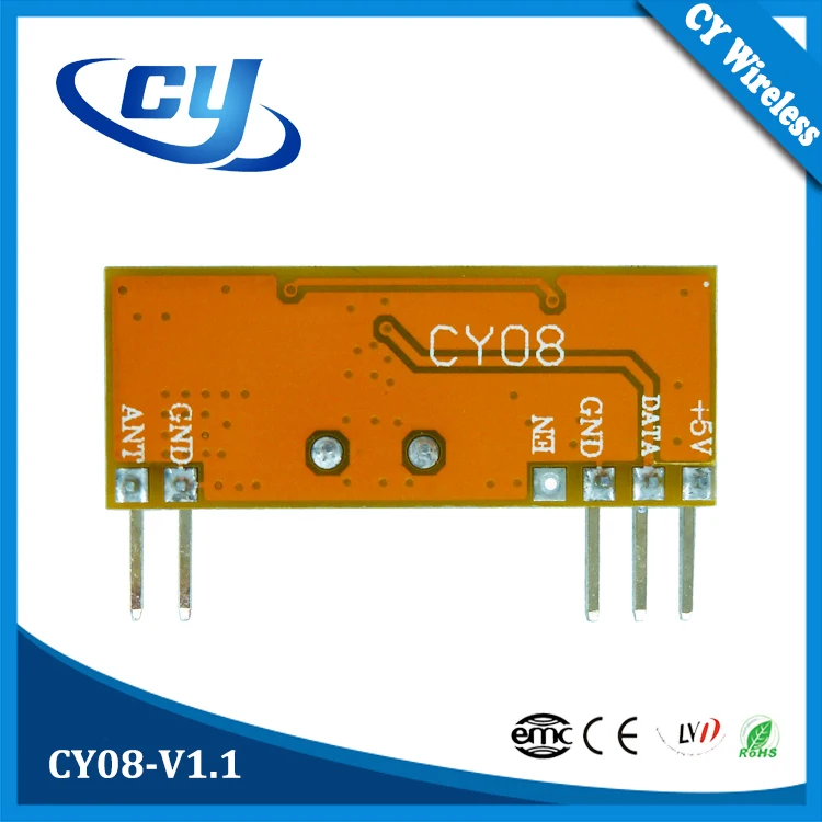 CY08-V1.1 915mhz Wireless RF receiver module 868mhz