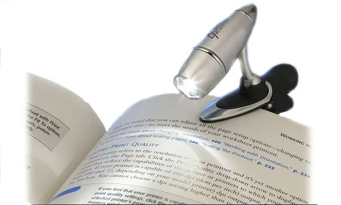 Mini led reading book clip light,clip book light