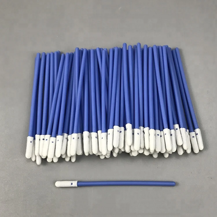 
Cleaning Round Foam Swab Blue Stick For Cleaning LCD PCB 