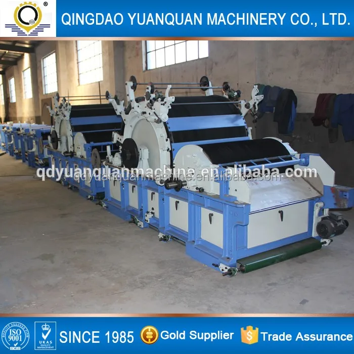 China High Speed Low Broken Rate Sheep Wool Processing Machinery