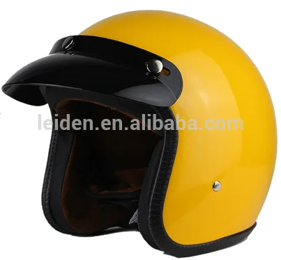 motorcycle vintage open face helmet in DOT