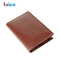 Excellent quality Brown Small genuine Leather card holder mens wallet croco