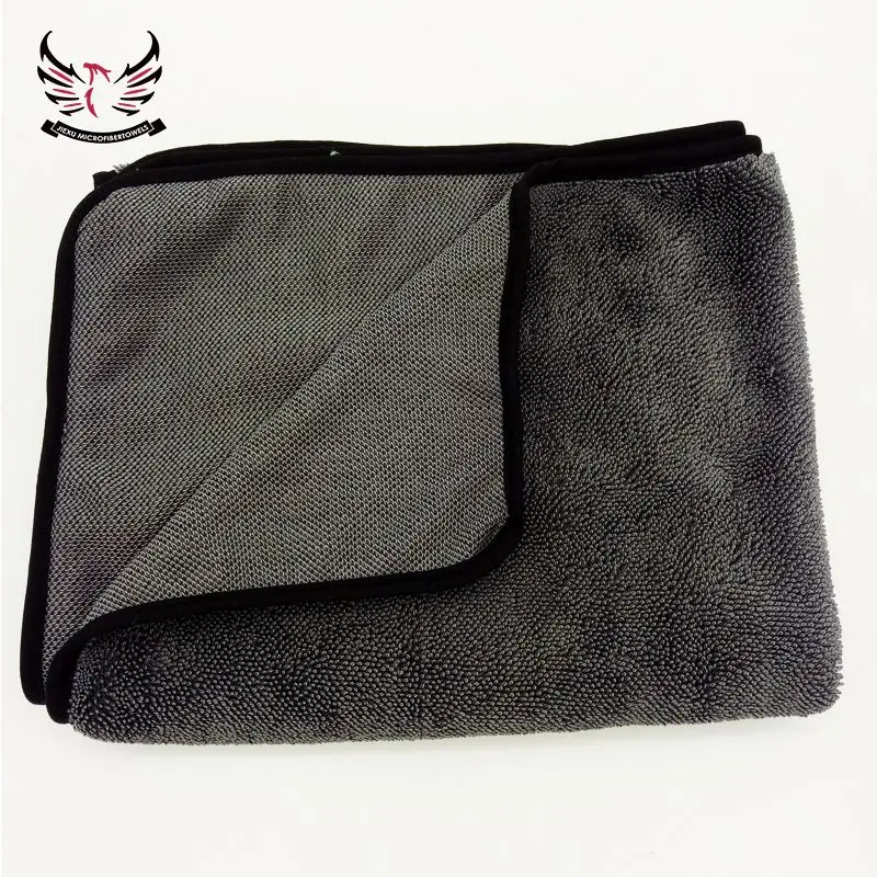 super water absorption microfiber twist car drying towel