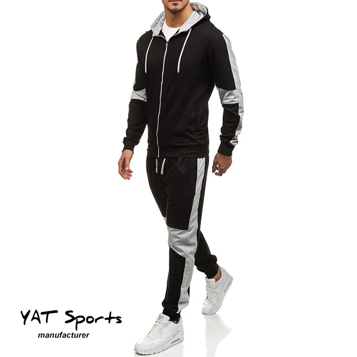 custom design men track suits sportswear gym fitness workout wear polyester spandex tracksuit jogging suits men