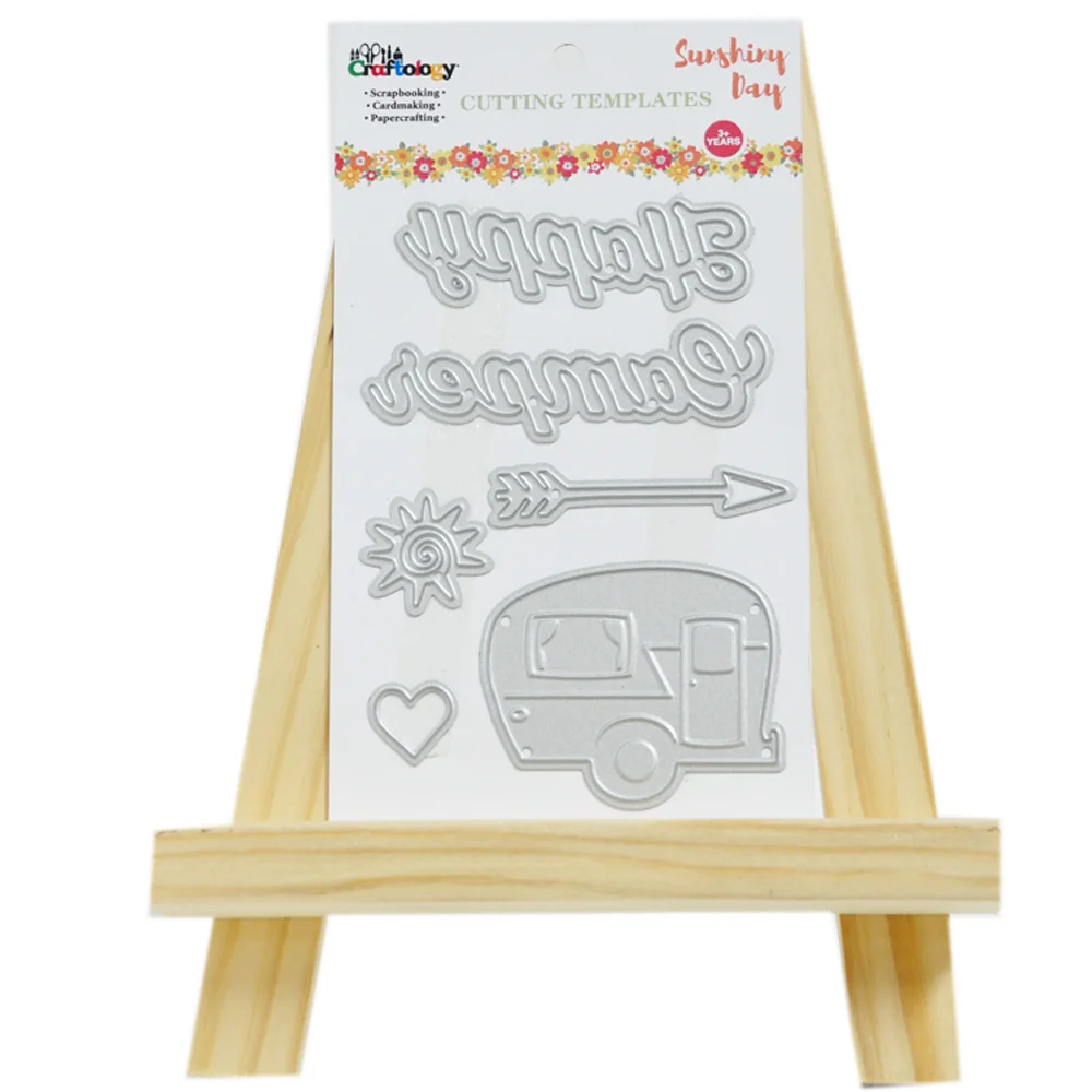 3pcs OEM Metal Stamps Cutter Embossing City Cutting Templates Scrapbooking Metal Cutting Dies