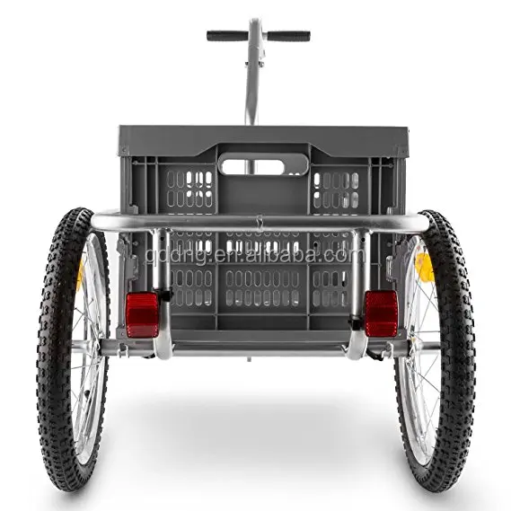 Bicycle Trailer with with Tall Shaft Transport Box with 70 Litre