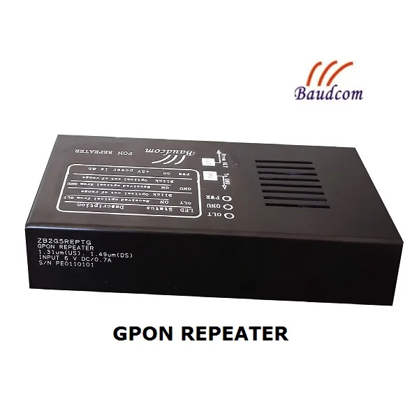 BAUDCOM PON OEO Repeater GPON Amplifier ONU For FTTH