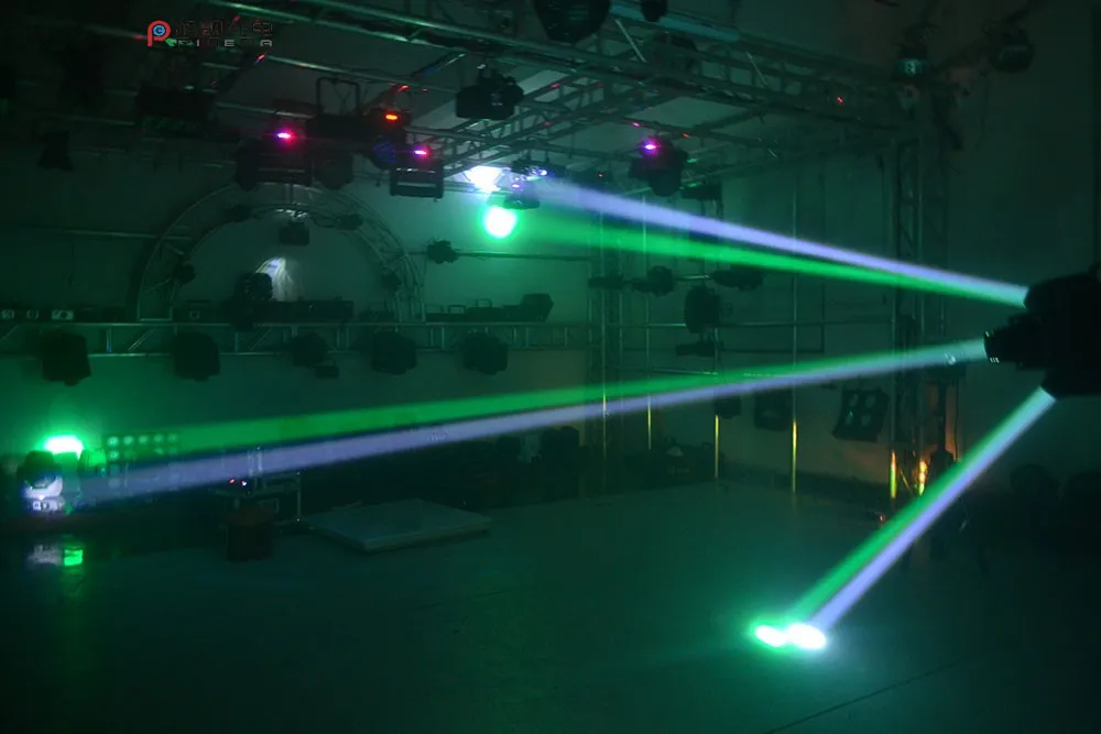 newest design hot selling 3x10w 30w RGBW 4 in1 three head mini stage light led beam moving stage light