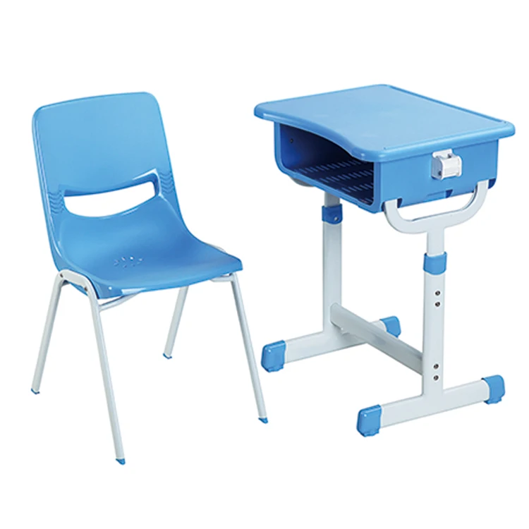 
Plastic School Classroom Furniture Table And Comfortable Children Modern PP School Furniture Manufacturer Student Desk Chair 