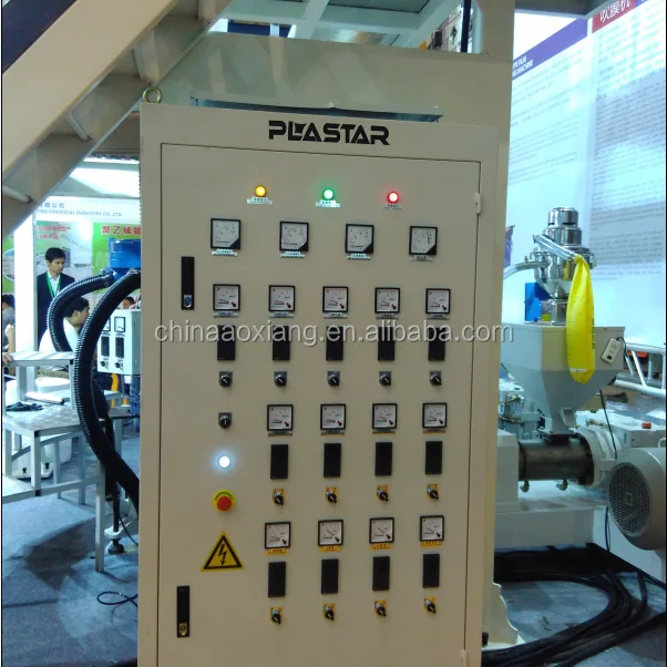 Rotary Die Head Three Layer ABA Shopping Bag Ldpe Film Blowing Machine