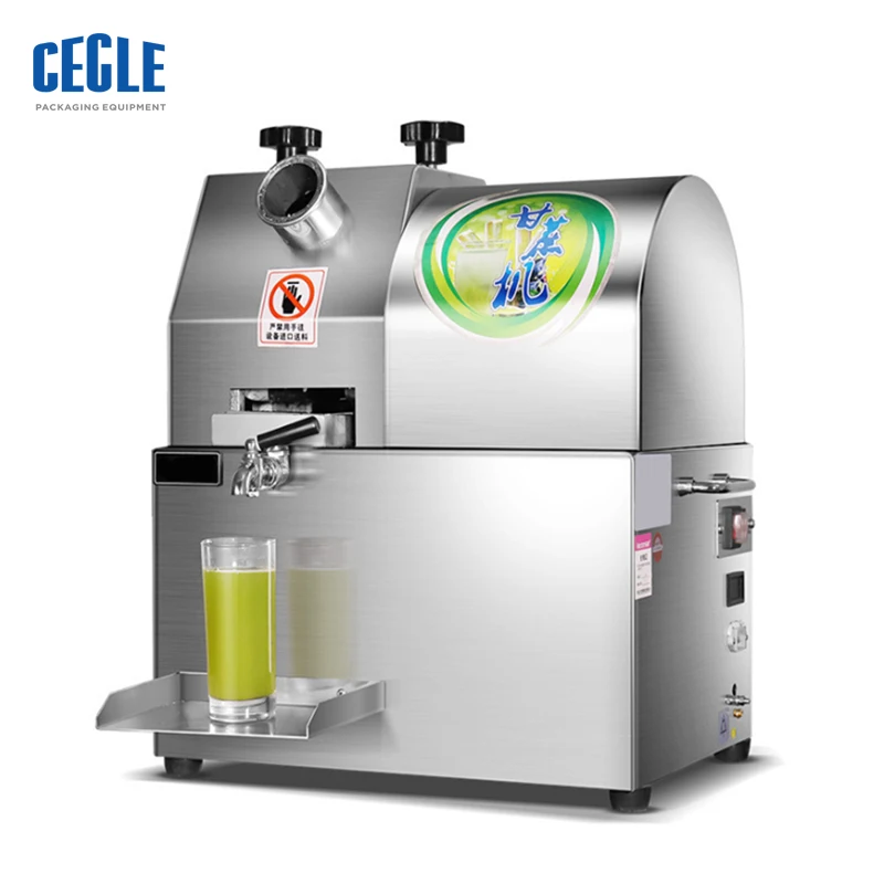 New Design Safe Battery Power-Supply Commercial Sugarcane Juicer Machine