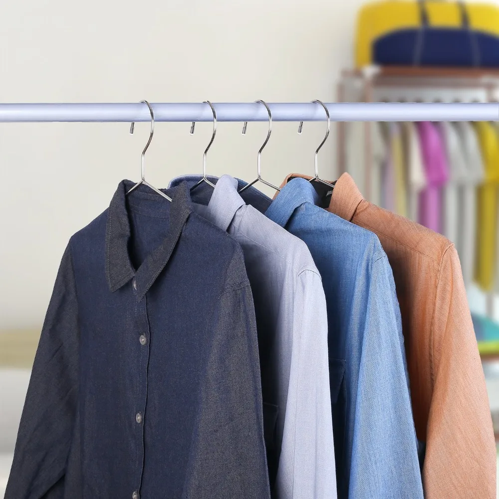 Inspring Stainless Steel Metal Hanger Strong Wire Clothes Hangers