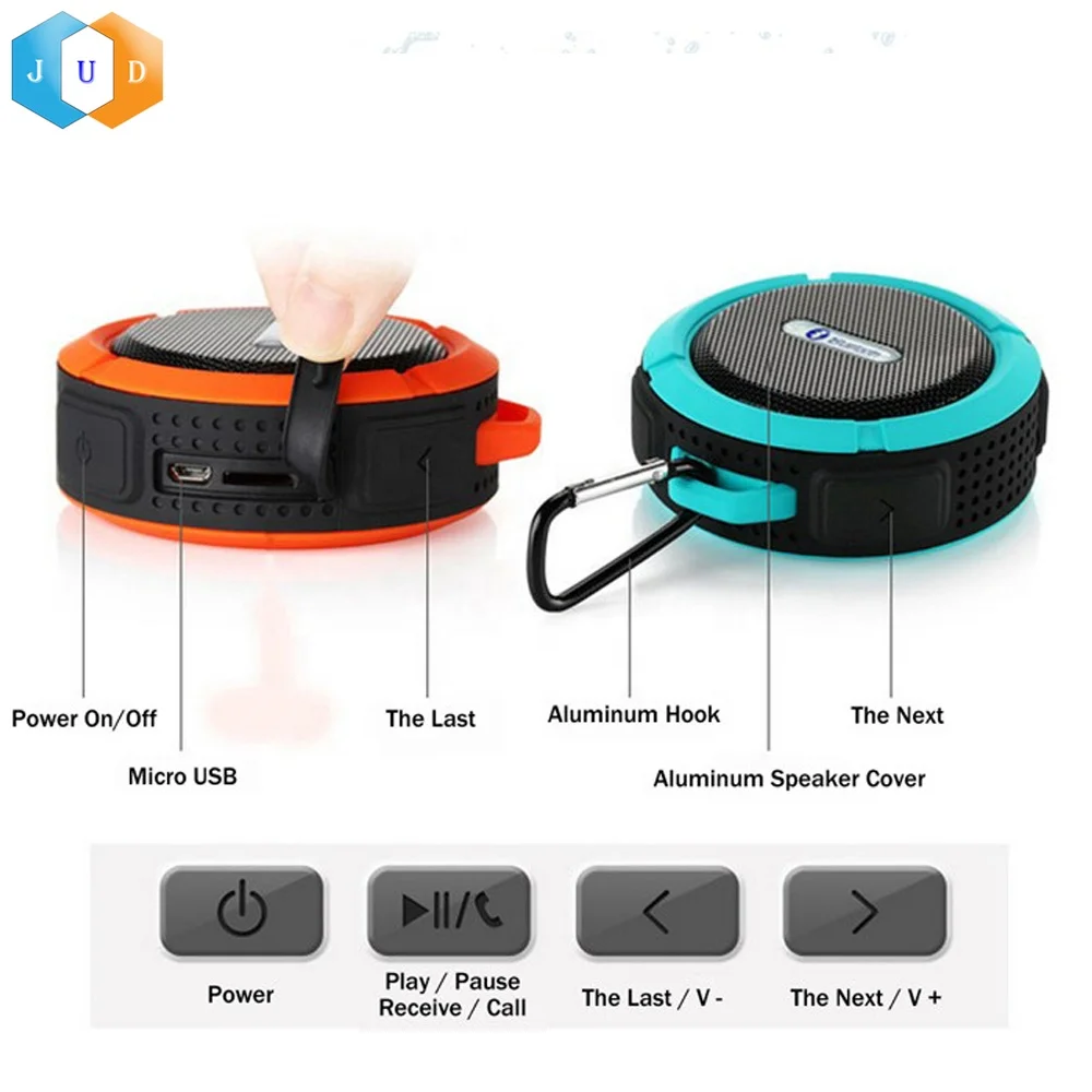 2019 Waterproof Shower Mini Wireless Speaker Portable Suction Wireless Mini Wireless Speaker Promotional Outdoor Mini Speaker