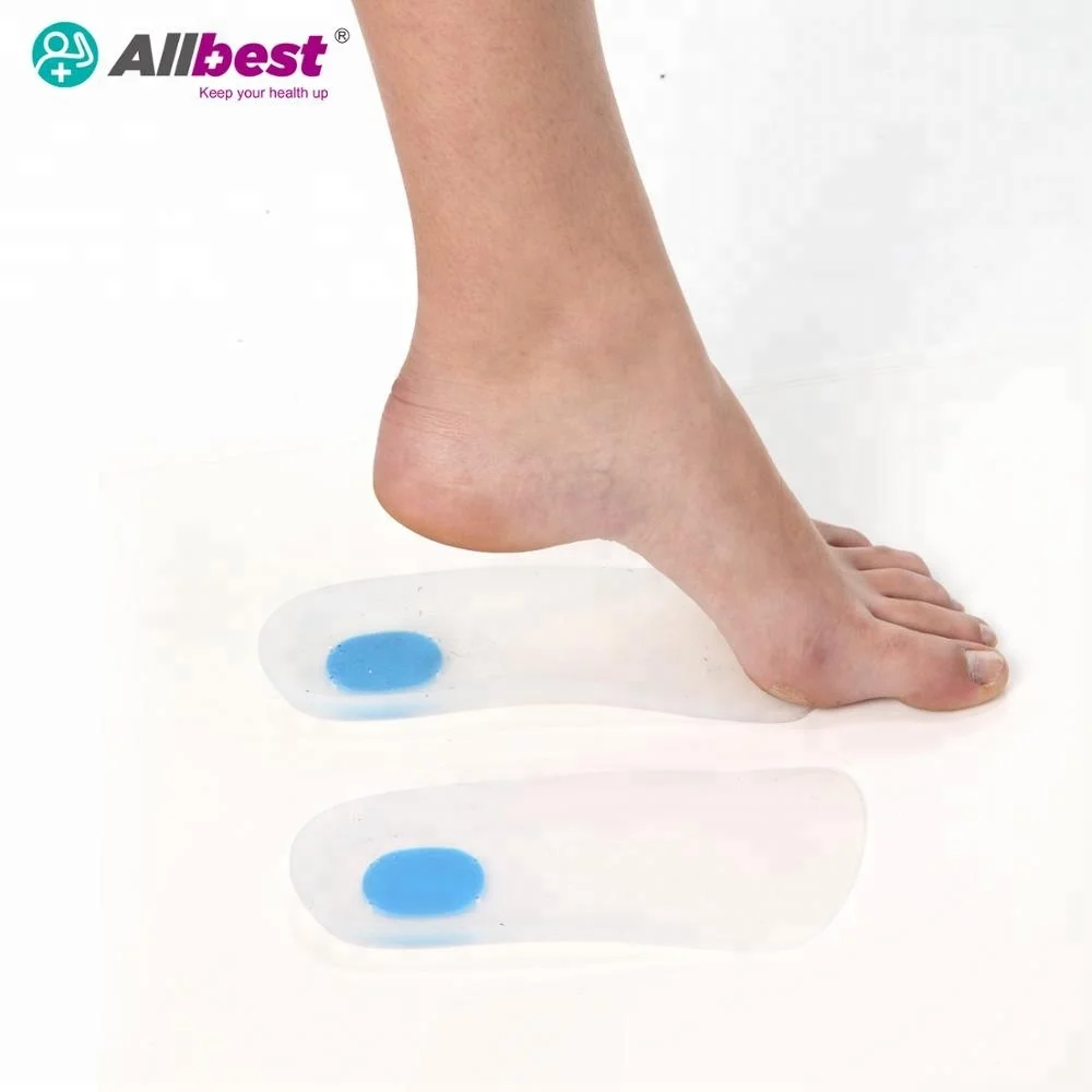 Medical Full Length Orthotic Insoles With Arch Support Silicone Insole