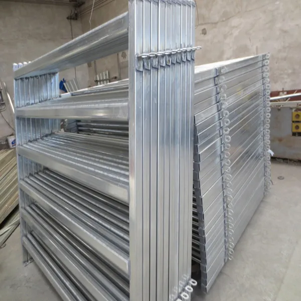 
galvanized 6 rails horse panel fence heavy duty cattle yard panel 