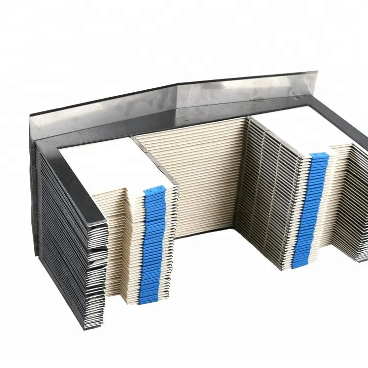 Armor dust shield bellow covers for glazed roofing tile forming machine