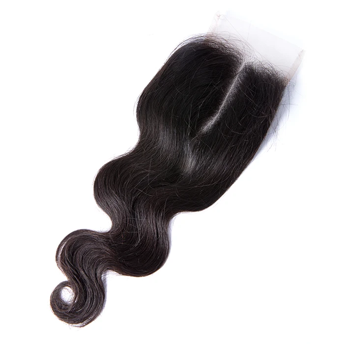 
GS hair 10a grade best quality drop shipping full cuticle aligned Indian human hair 4x4 body wave closure can bleached to#613 