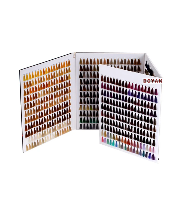 Natural Organic ice cream hair color swatch, synthetic hair color chart