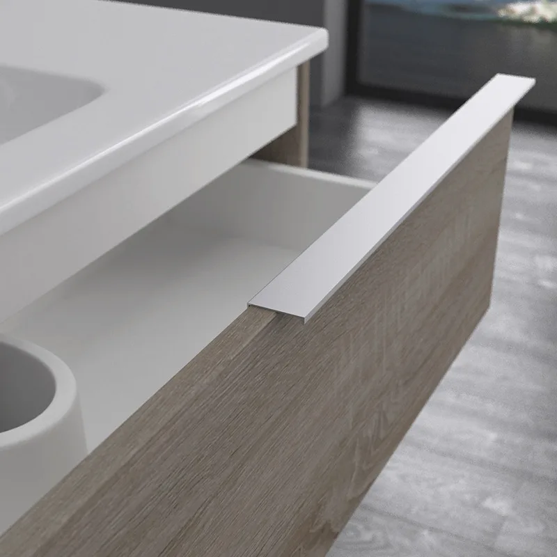 MDF SS Wash Vanities Bathroom Vanity Small Cabinets with mirror