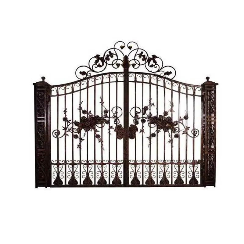 CBMMART Cheap Modern House Wrought Iron Main Gates Designs Simple Gate Design
