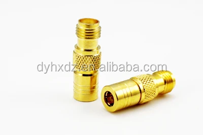 Brass gold-plated SMA Male plug to IPEX /U.FL/UFL Male Connector Straight