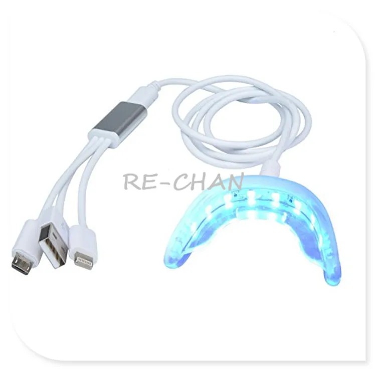 Отбеливающий свет с ускорителем света для смартфона и USB-устройства для iPhone, кабельного освещения или USB