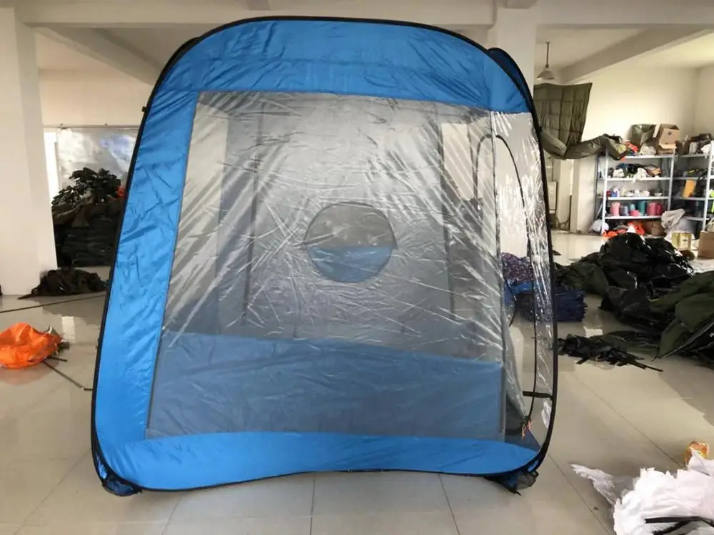 
Man Instant folding 4 man pop up tent 4 Season for watching football 
